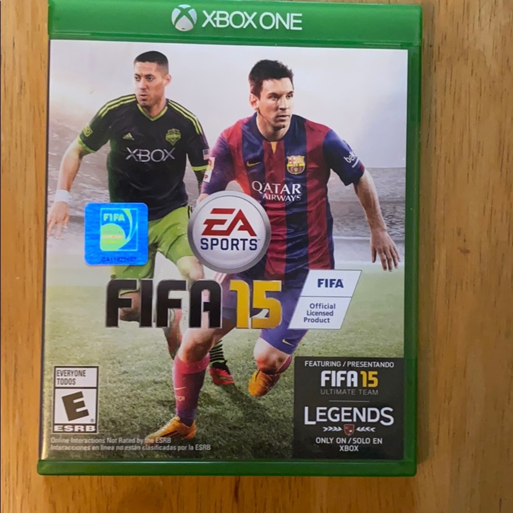 Used once fifa 15 game